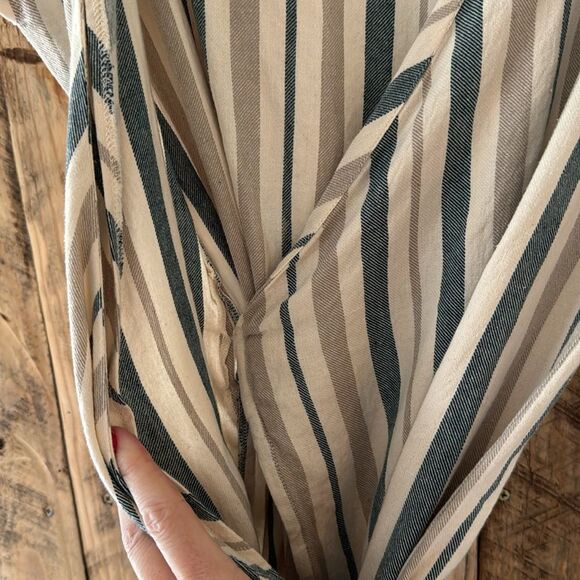 Tularosa Striped Mini Dress in Blue and White - Picture 4 of 12